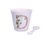 UNICO CUP 'D' W/O HANDLE W/SPOON 75 ccGB