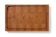 Beech end grain wood board 50x30x4