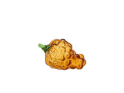 Grapes Harvest 8 x 14 cm Amber Glass