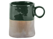 Mug Alta Stoneware Darkgreen/Grey 0.3l