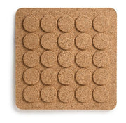 Dots-Square-Trivet-Natural-Cork
