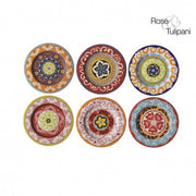 Nador Salad Plates 20cm 6 Mixed Colours | Hype Design London