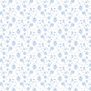 Mayflower Blue20 Napkins 38X38 Flowers Full