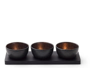 Cabaret set 4 pcs. Black/Bronze