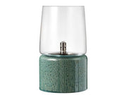 Oil lamp Gastro Dia. 15 x 26 cm Green Stoneware/Steel/Glass