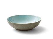 Salad bowl 24 cm grey/lightblue BITZ