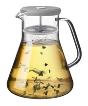 Dancing leaf with handle - grey