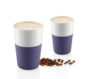 2 Cafe Latte tumbler Violet blue