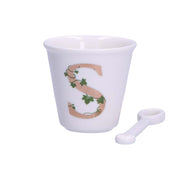 UNICO CUP 'S' W/O HANDLE W/SPOON 75 ccGB