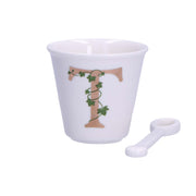 UNICO CUP 'T' W/O HANDLE W/SPOON 75 ccGB