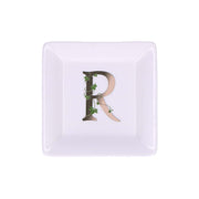 ADORATO SQUARE PLATE 'R' 10X10 cm GB