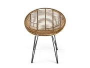 Chair Soe Nature rattan Metal H77