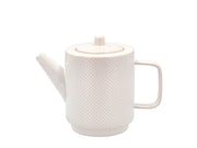 Tea pot w. tea filter Elstra 1.05 liter Stoneware Offwhite