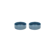 Bowl Fjord 0.125 liter 2 pcs Blue Porcelain