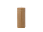 Pillar candle Trae D6 x 14 cm Amber 100% Stearin