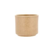Flowerpot Leer 13 x 11 cm Cream Stoneware