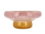 Bowl Aurora 30 x 13 cm Rose/Yellow Glass