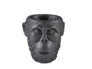 Flowerpot Calbe Gorilla D19x19 Black Cement