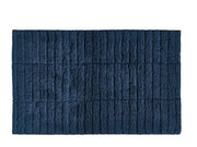 Bath mat Tiles Dark Blue