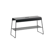 Bench with shelf A-Bench Outdoor Black
